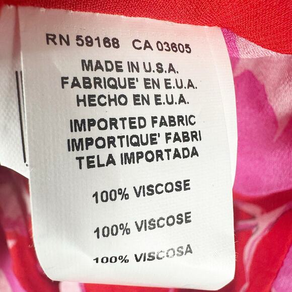 Karen Kane Floral Print Open Front Sheer Jacket Kimono Size Small Medium - Picture 5 of 9